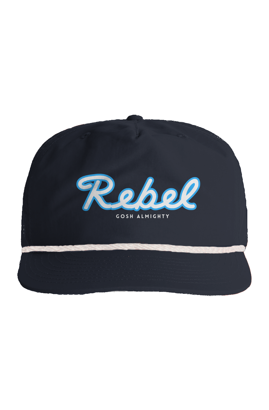 REBEL ROPE CAP| Ole Miss Inspired | 3D Embroidered Snapback | Mojo Supply Co