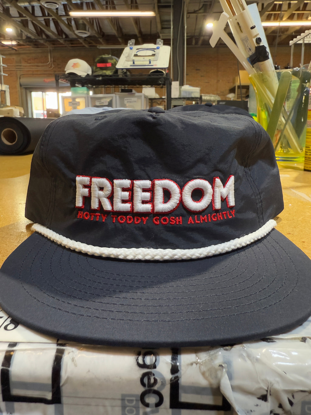 FREEDOM SURF ROPE HAT| 3D Embroidery