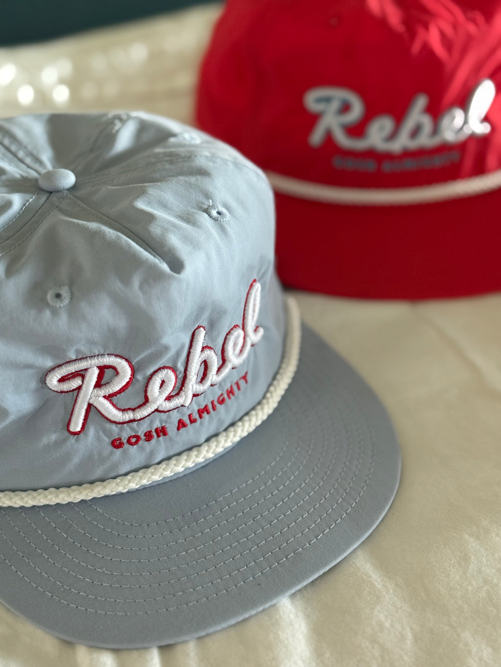 REBEL SURF ROPE CAP| 3D Embroidered